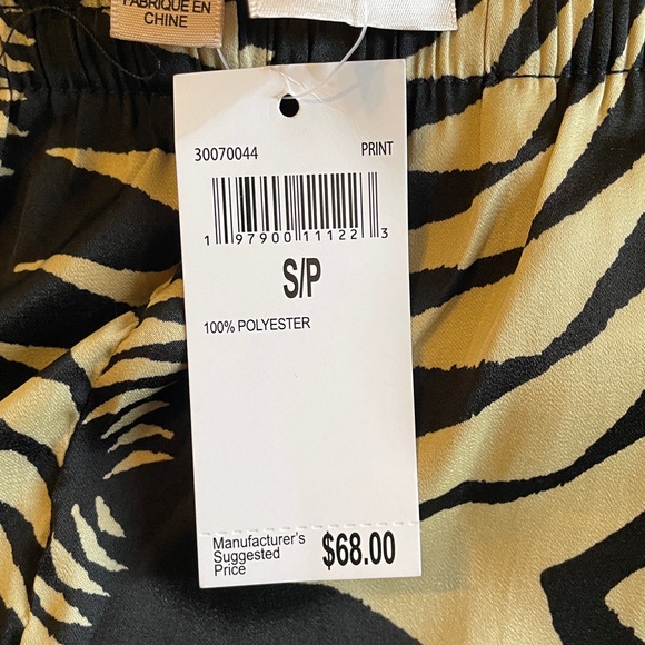 philosophy Black & Tan Printed Pants - Picture 6 of 6